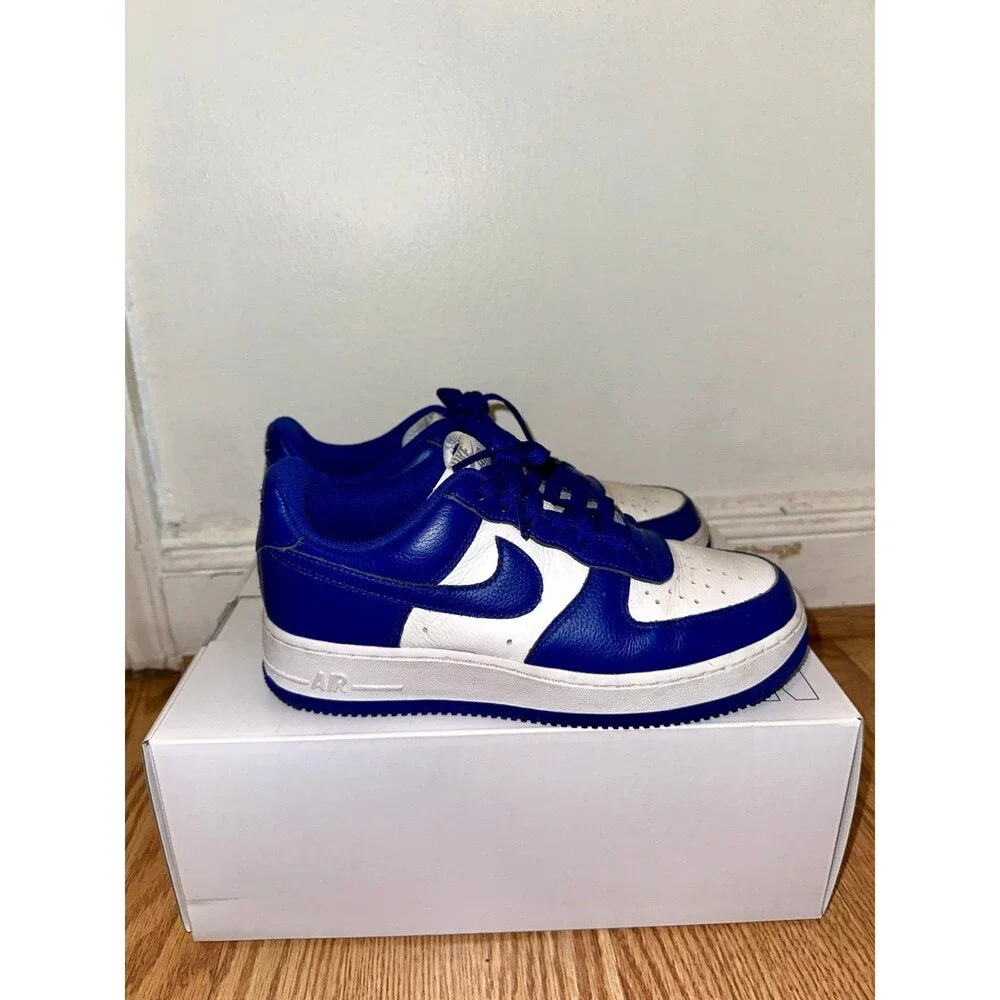 royal blue nike air sneakers